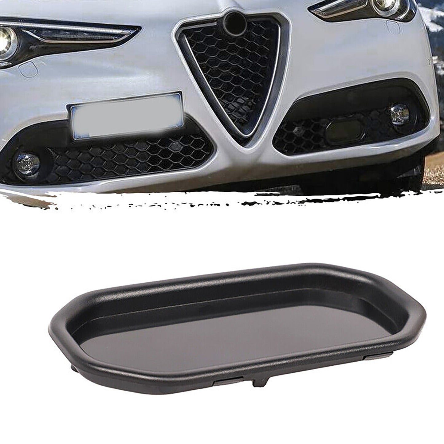 Bumper Grille ACC Sensor Cover For 2016- for Alfa Romeo for Stelvio 156126159 156114929