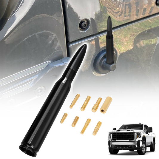 Short bullet antenna, 50 caliber aluminum, suitable for 1988-2006 for Chevrolet Suburban. Q