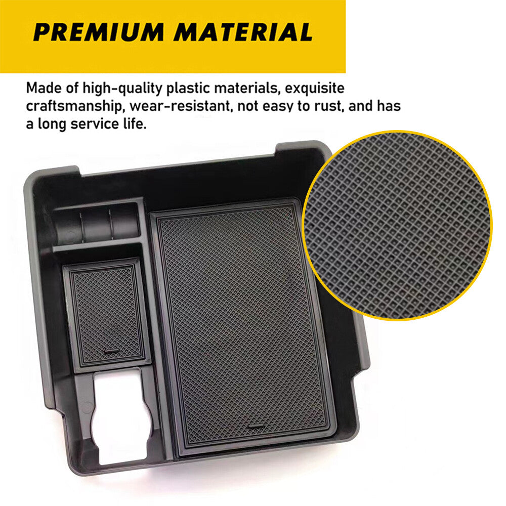 Suitable for Frontier 22 2023 car armrest storage box center tray storage box, black. n