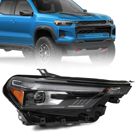 Headlight Fit for Chevrolet Colorado 2023 2024 2025 LED Projector Right Side RH