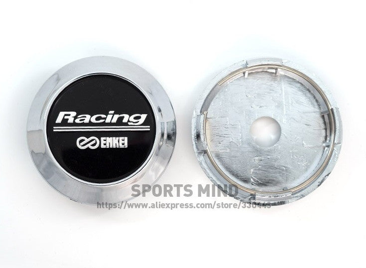 4x60 mm wheel center cap hubcap rim cap badge decal Volk Racing Chrome TE37- v