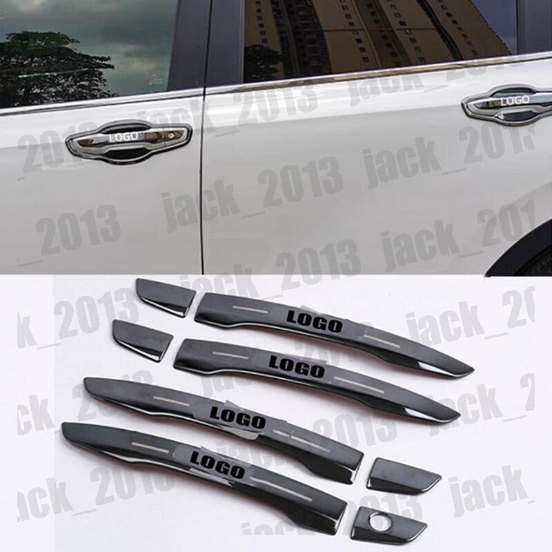 for Honda CRV CR-V 2017-2022 stainless Black Car Door Handle Cover Trims 8Pcs