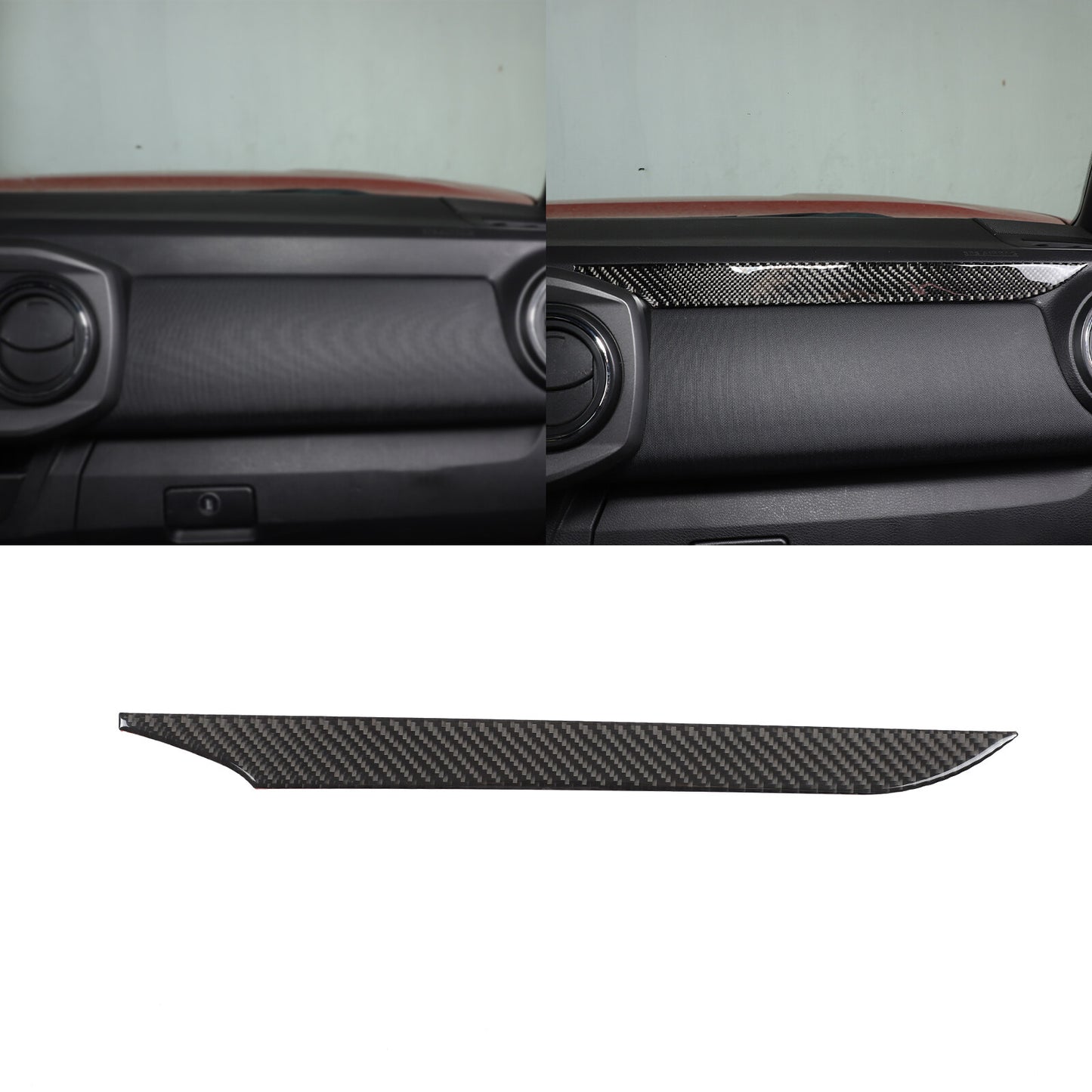 4-Piece Red Inner Door Inner Handle Frame Trim for Tacoma 2005-14 2015- v