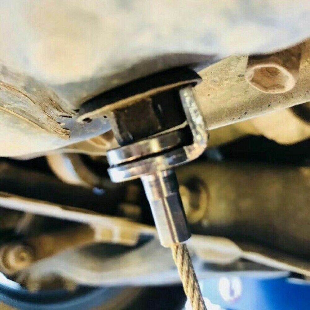 Magnetic Oil Drain Plug Remover Strong Tool Wrench Anti Scald Pan Screw Sleeve Q