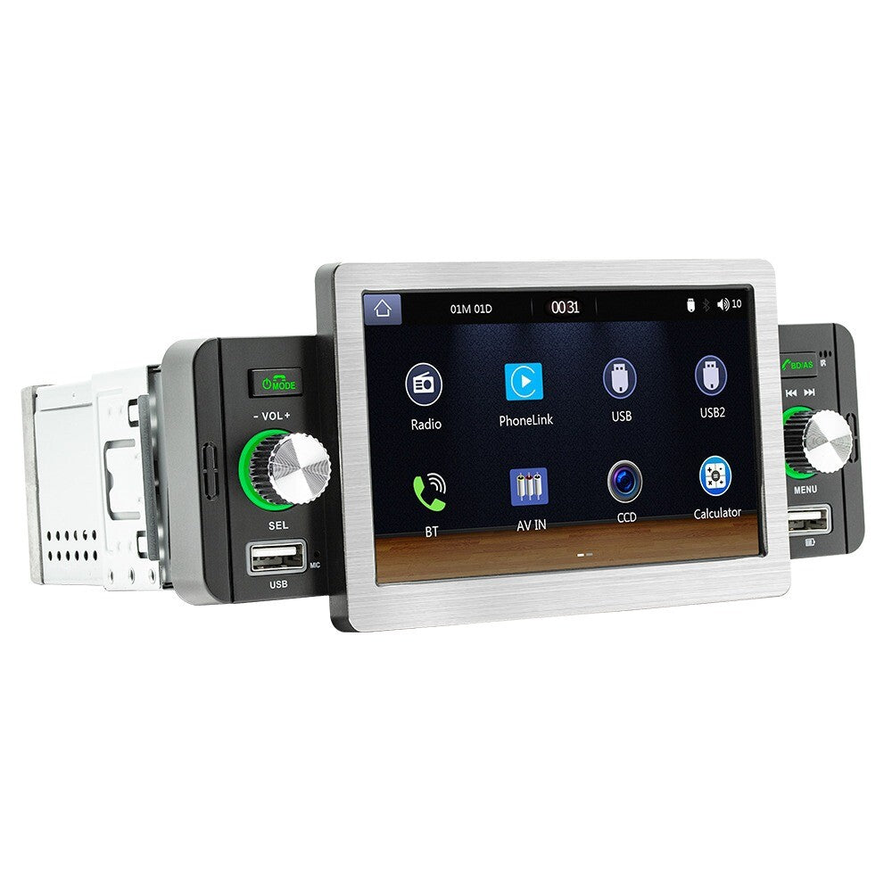 CarPlay 1Din Car Stereo Radio Android Touch Screen Bluetooth MP5-Player USB New n