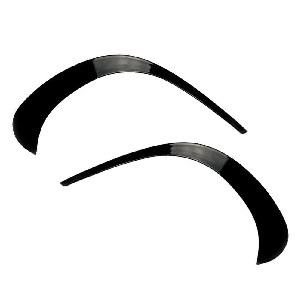 2x Fit for Benz GLC X253 GLC260 BLK Front Bumper Spoiler Air Vent Outlet Trim Cover