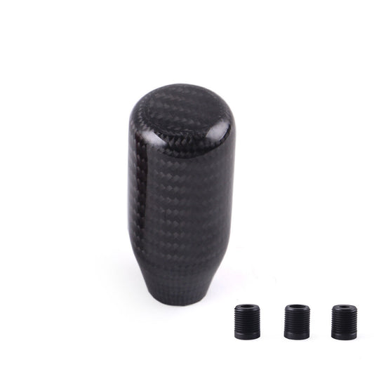 Black Carbon Fiber Manual 76MM Shift Knob for HONDA RSX for CIVIC Type R S2000