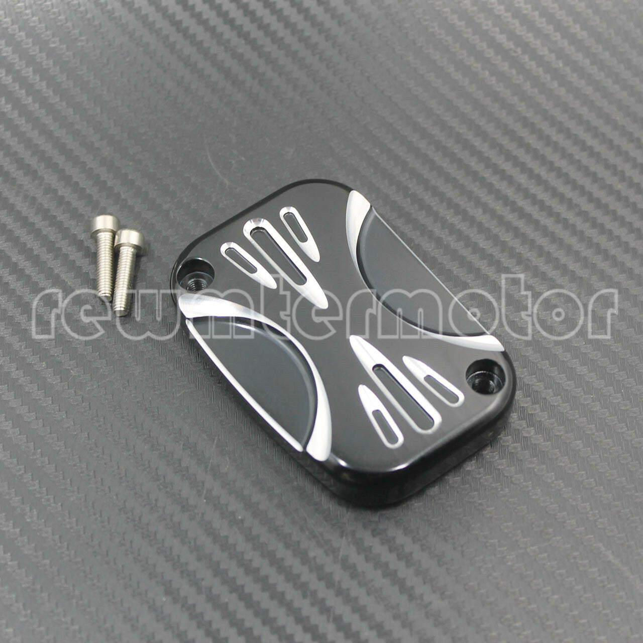 Right CNC Brake Master Front Cylinder Cover Cap Fit for Harley Touring CVO VRSCD Q
