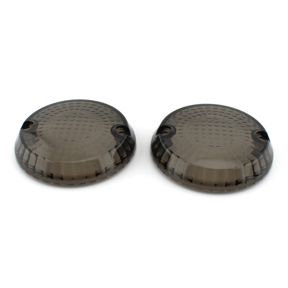 Turn Signal Lens Cover for Kawasaki Vulcan 1500 Classic Mean Streak Smoke Pair