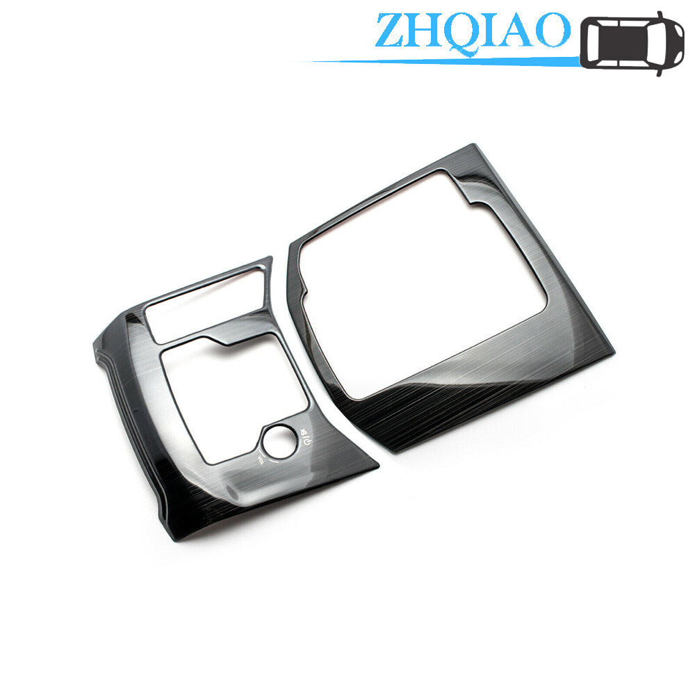 for Mazda CX-5 2017-2021 Gear Shift Console Panel Frame Cover Trim Black Titaniu