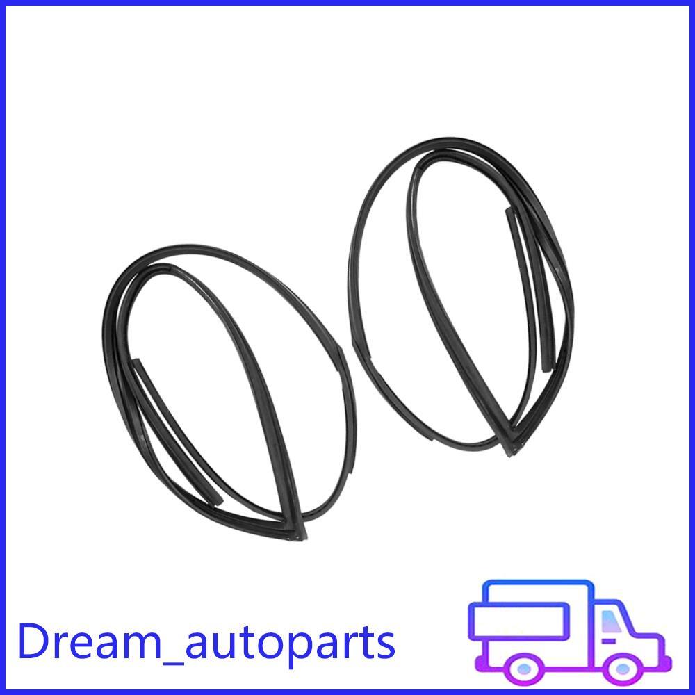 Pair Front Window Run Channel Molding Glass Guide Seal For 2003-07 for Honda for Accord