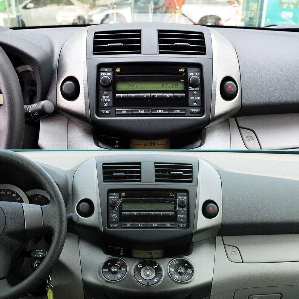 A pair of dashboard center instrument panel trims for Rav4 2006 - 2012 and around. n