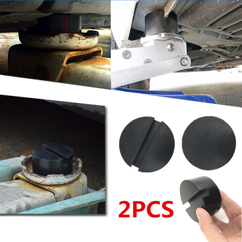 2PCS Car for Suv Slotted Frame Rail Floor Jack Guard Adapter Lift Rubber Pad US SHIP