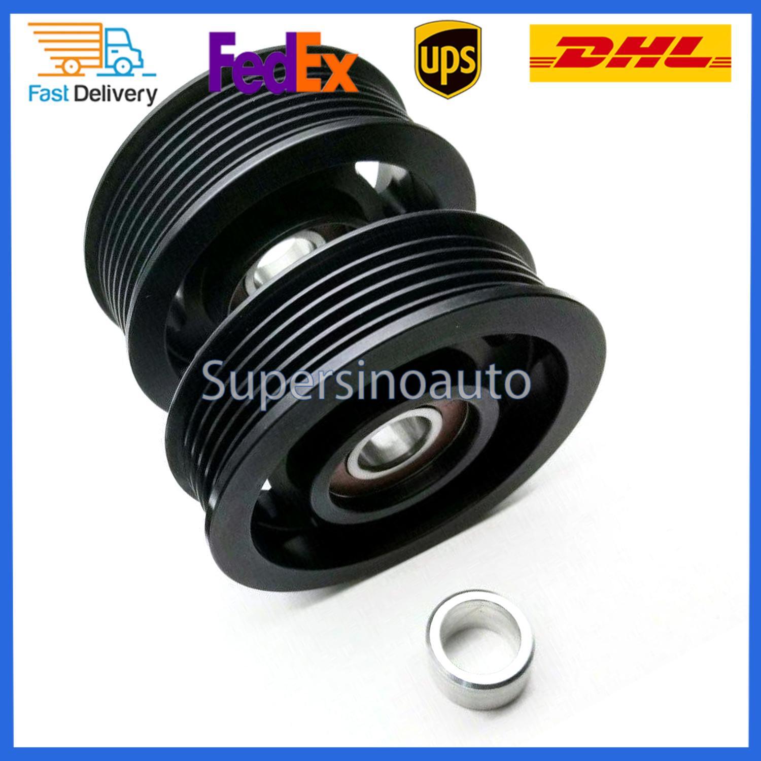 For M113k for Mercedes AMG Supercharger double Pulley Drive Belt Idler Pulley Set