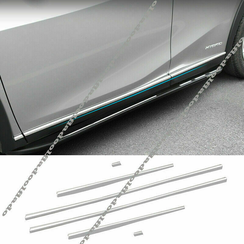 for Lexus UX 200 250h 2019-2022 Chrome Side Door Body Molding Strip Cover Trim