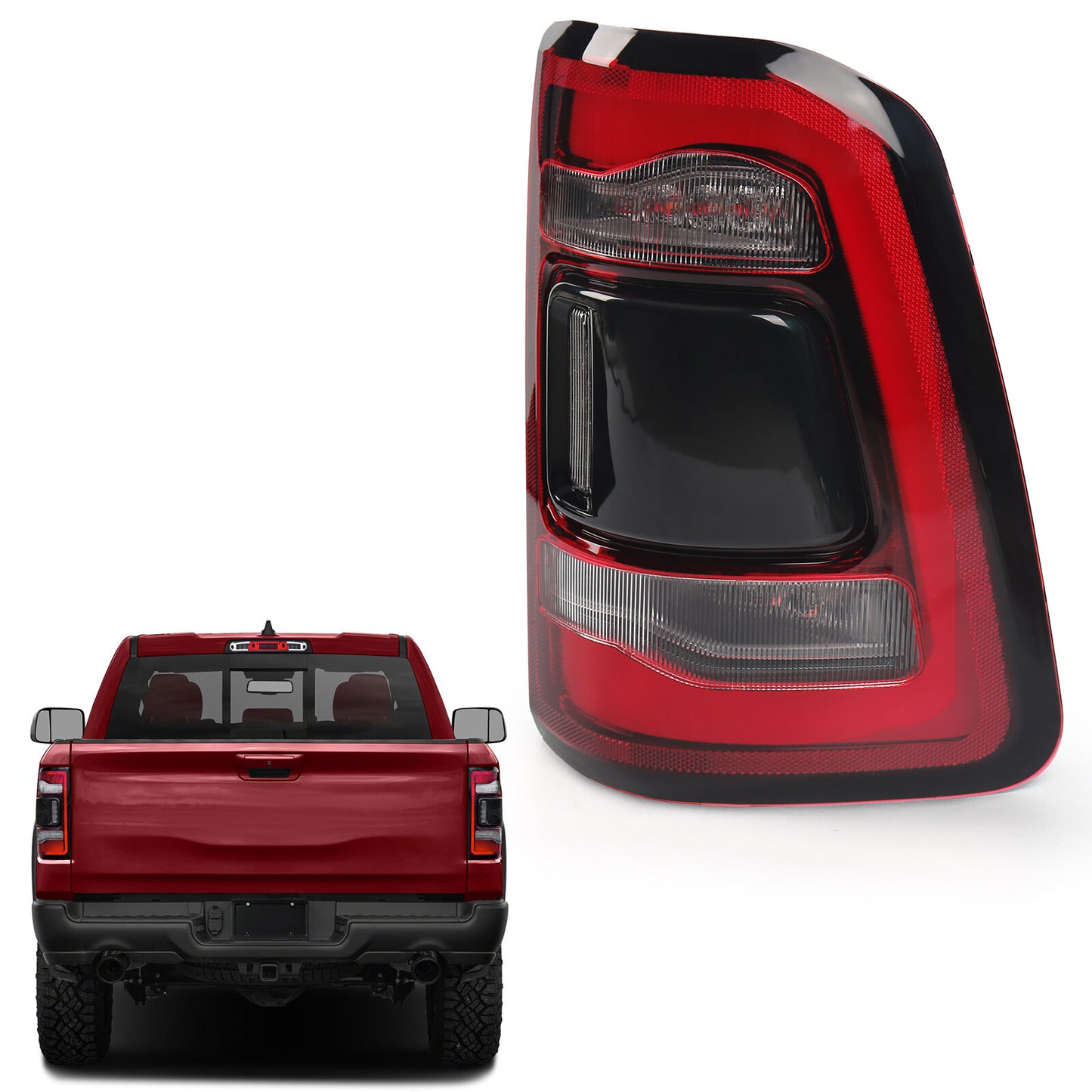 For 2019-2021 2022 2023 for Dodge for RAM 1500 LED Rear Lamp Tail Light Right taillight