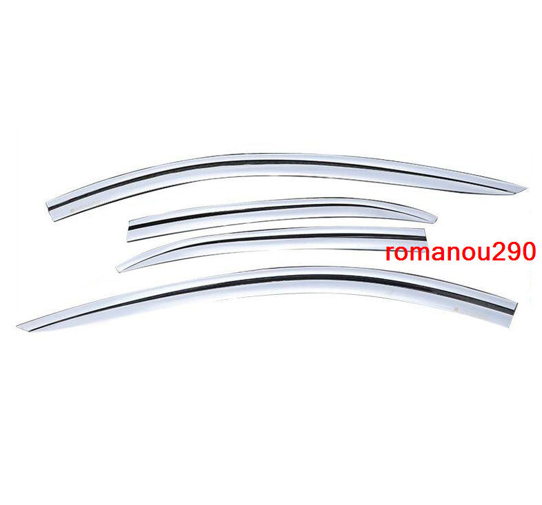 for Corolla Sedan 2019-2023 silver Window Visors Sun Rain Guard Vent Deflectors