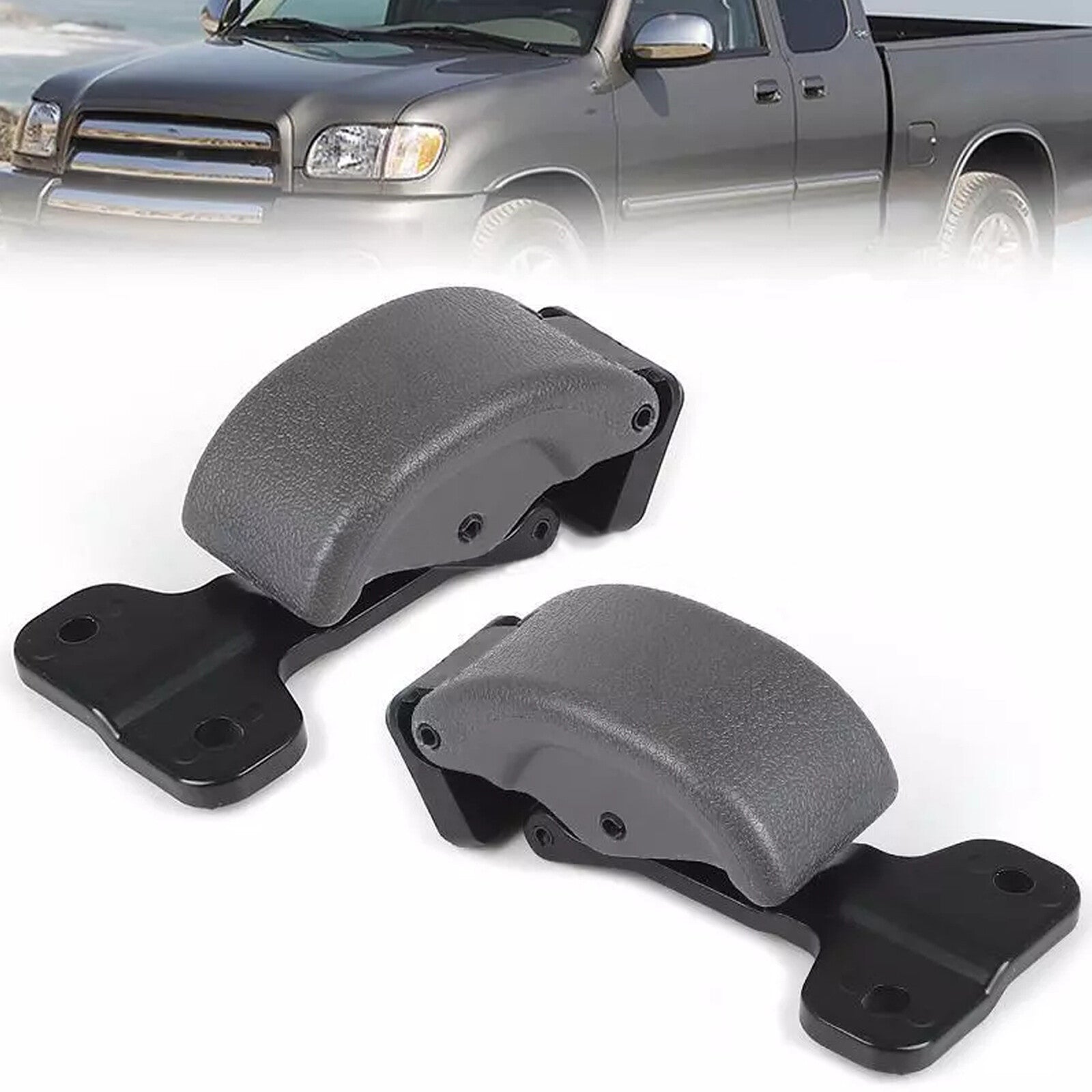 Pair for Toyota Tundra 2000-2006 Rear Glass Window Latch Lock Left Right Gray