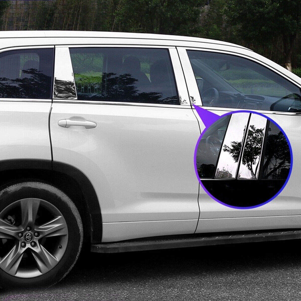 ABS Carbon Fiber Center Side Armrest Frame Trim Cover for GLE/GLS 2020 - 2021- v