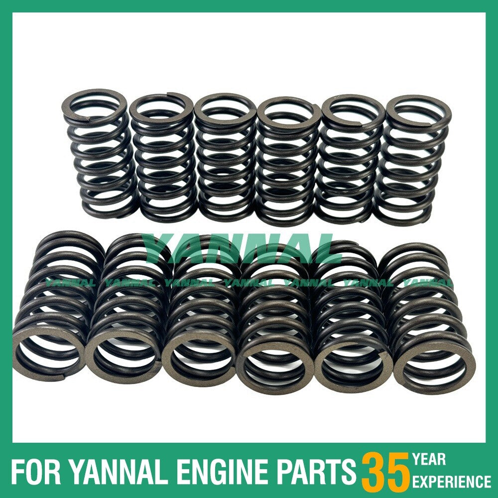 High-performance valve spring compatible with 6D105 engine diesel parts -