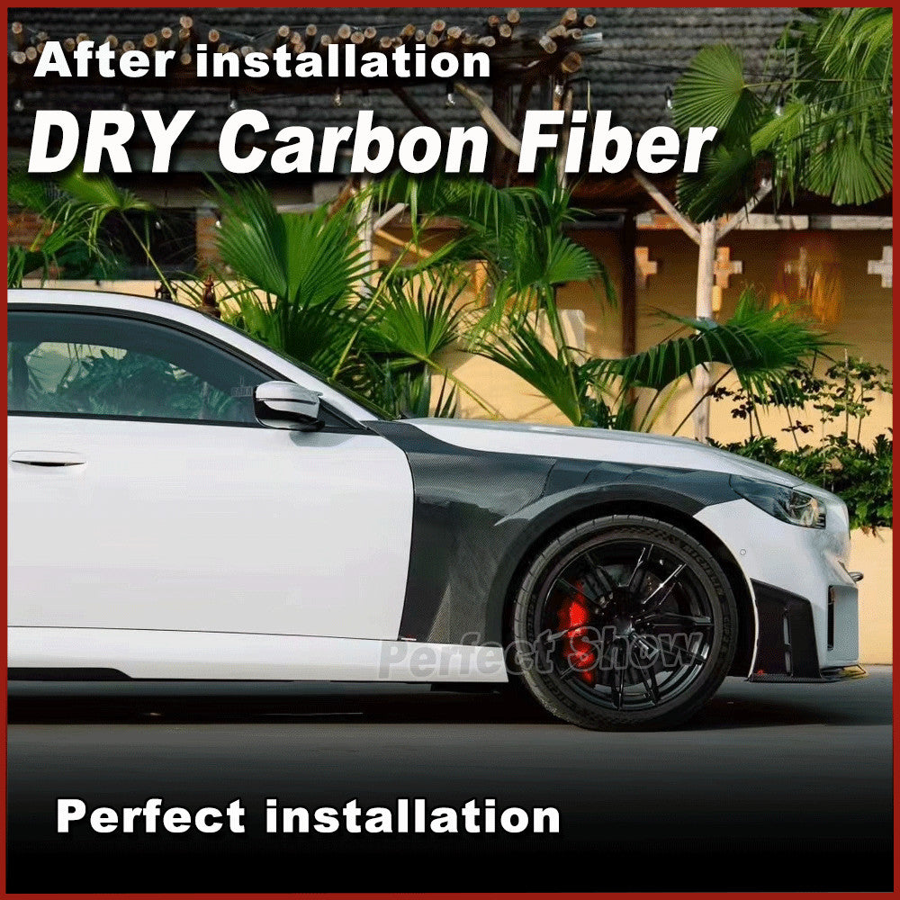 Fit for BMW G87 M2 Coupe 22-24 DRY CARBON Side Exterior Side Fender Vent Trims