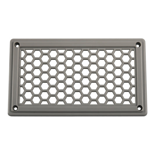 Gray Hexagonal Pattern Air Inlet Panel Vent Panel For RV Bus