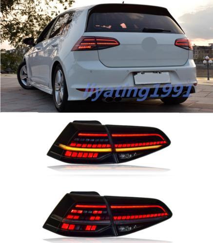 1. Dual-smoke black LED taillights suitable for Volkswagen for Golf MK7 MK7.5 2014-2017