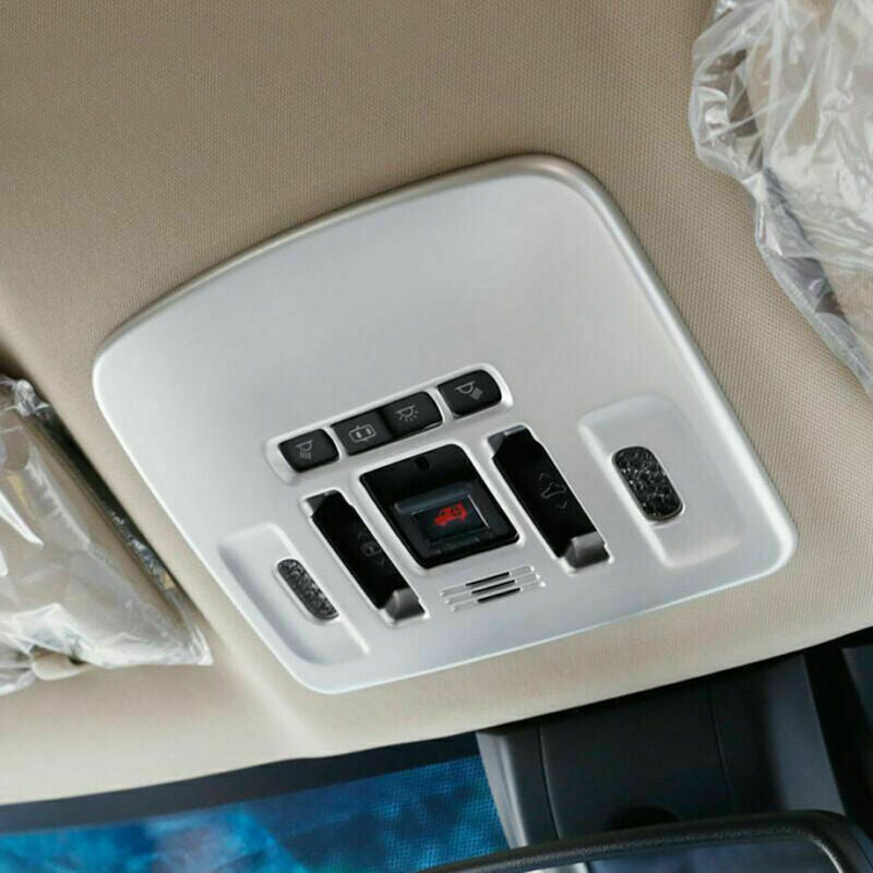 for Toyota for Camry 2018-2020 ABS Matte Silver Front Reading Light Lamp Cover Trim