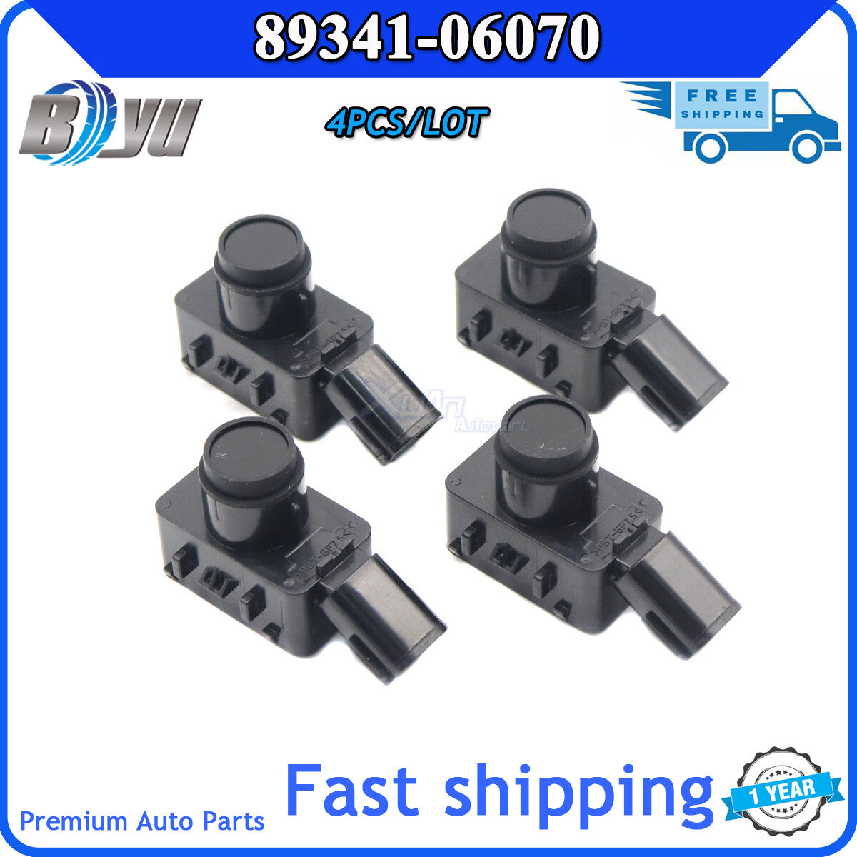 4PCS 89341-06070 NEW PDC Parking Sensor for Camry RAV4 for Avalon for Lexus 2018-2021 Q