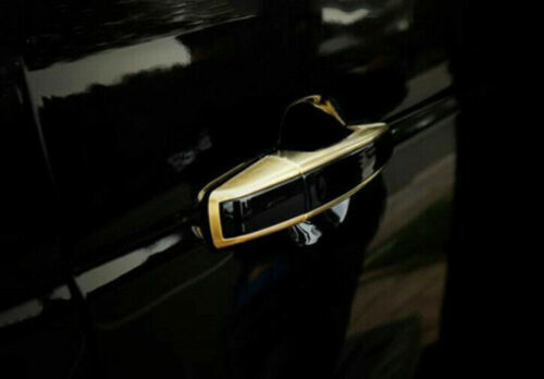 Black Golden External Door Handle Cover Trim 8Pcs for Range Rover L405 2013-2022
