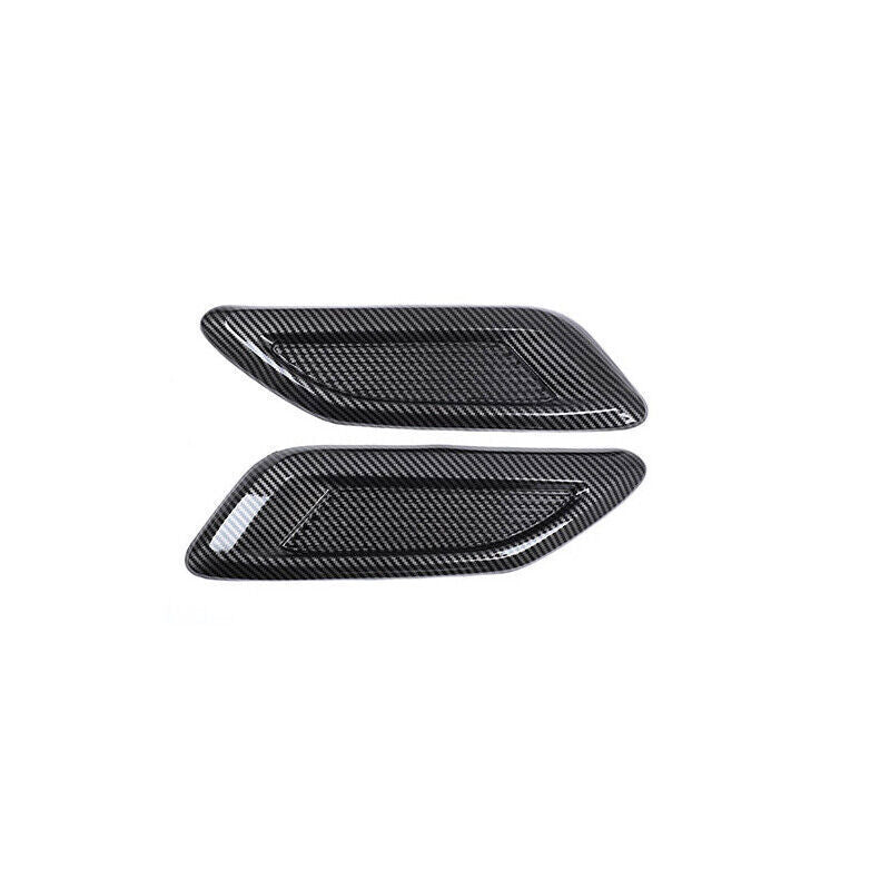 ABS Carbon Fiber Machine Cover Air Outlet Frame Trim for BMW 5 Series 2011-2016