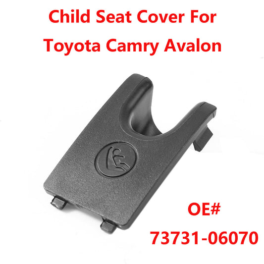 for Toyota for Camry for Avalon Black Isofix Rear Child for Seat Slot Trim Cover 71713-06070 Q