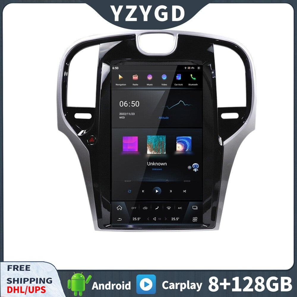 for Chrysler 300C 300S 2011-2019 Stereo CarPlay Car Radio 2Din Receiver Screen