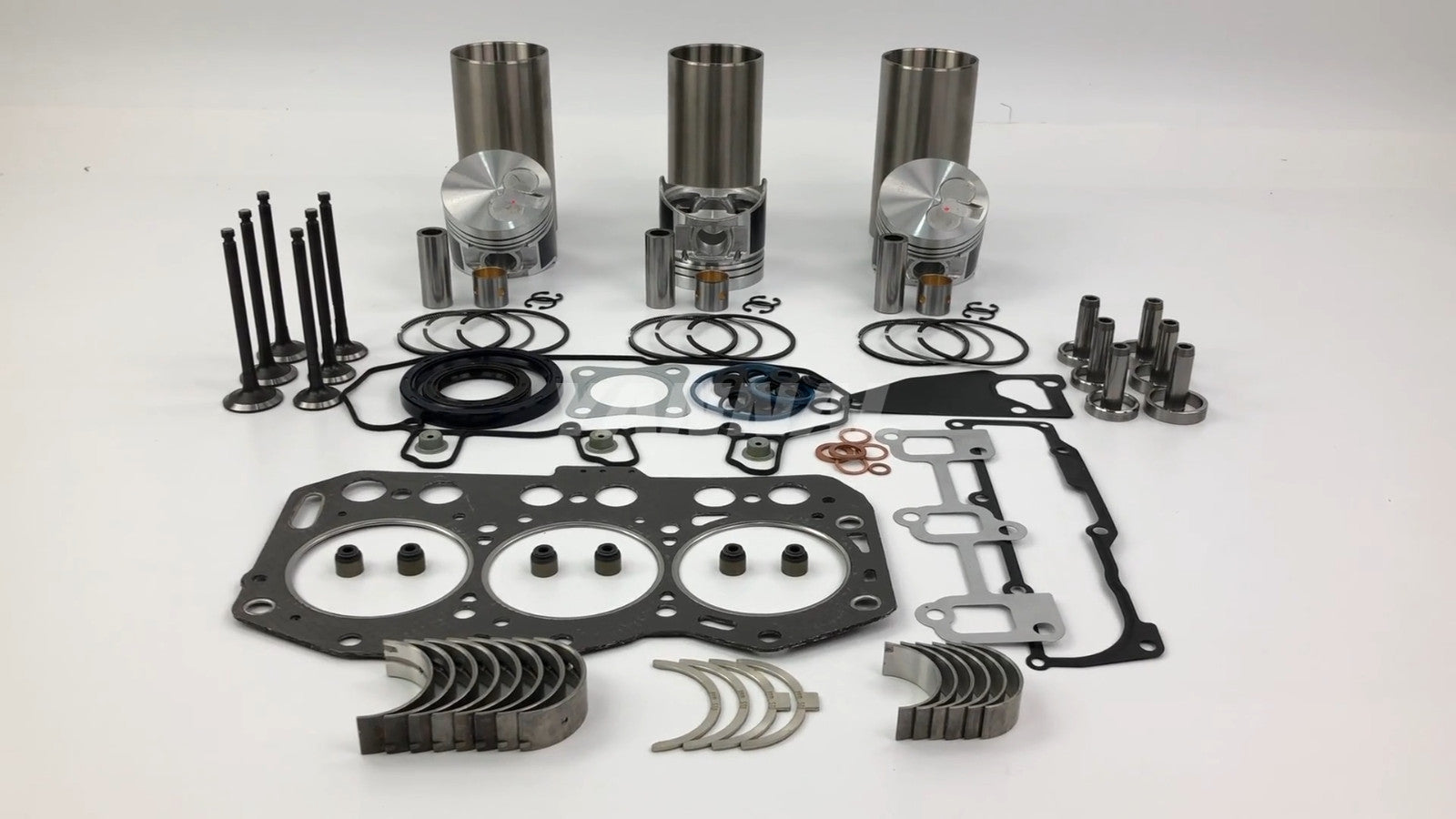 TK3.76 Engine Rebuild Kit with Shim Bearing Valve for Yanmar Diesel Engines