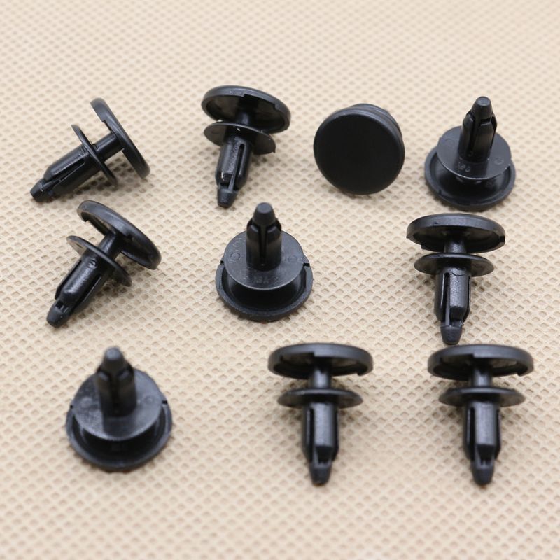 10-Piece Patchwork Mantle Grille Panel Clip Fixing Buckle for Mitsubishi MN182520