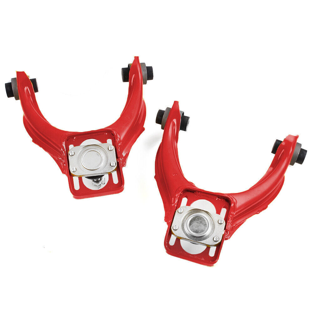 Red For 96-00 Adjustable Ball Front Upper Control Arm Camber Kit