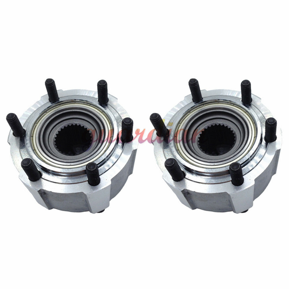 2x 28-Spline/Tooth Manual Locking Hub for NISSAN Pick-up D21,Navara 90-up