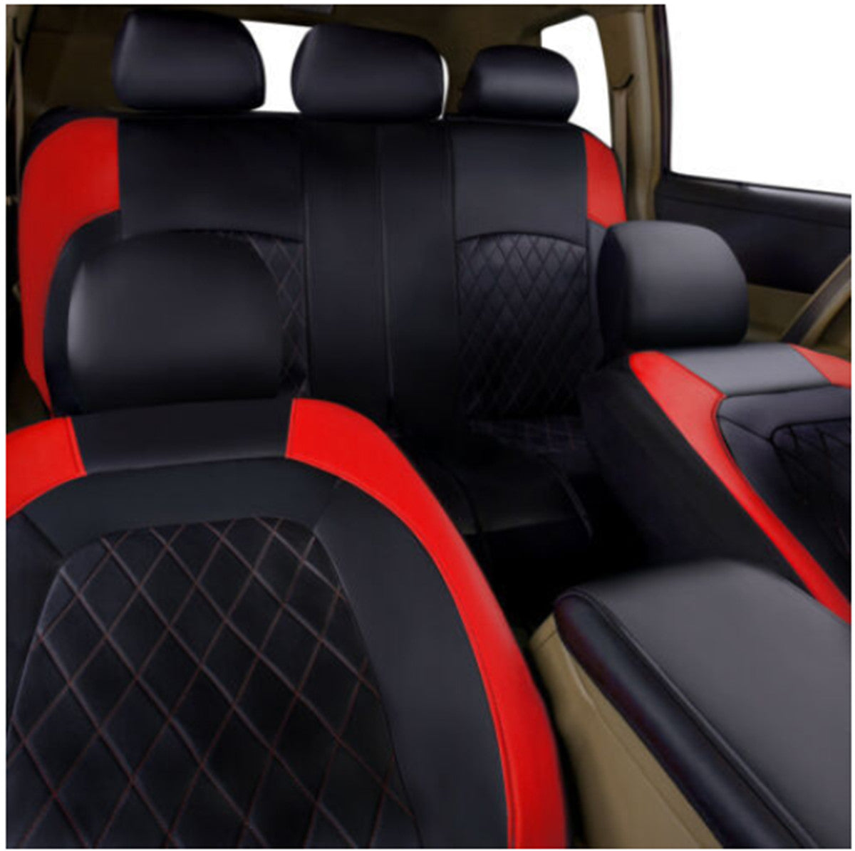 for Toyota for Camry Car for Seat Cover Full Set Leather 5-Seats Front Rear Protectors