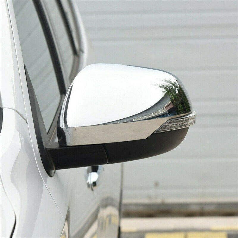 2X Rearveiw Side Mirror Cover Trim for Mitsubishi Montero Pajero Sport 2020 2021