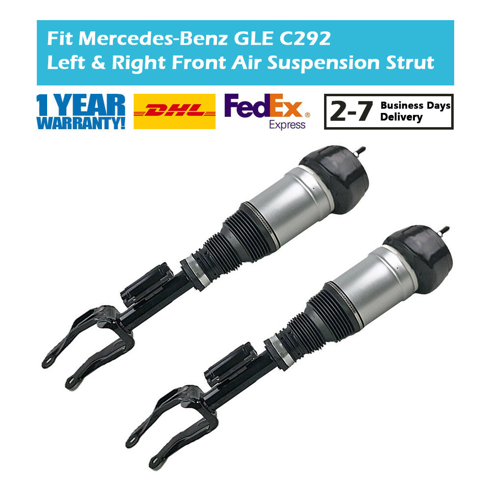 for Benz GLE C292 A2923203113 ADS Pair Front Left and Right Air Suspension Strut