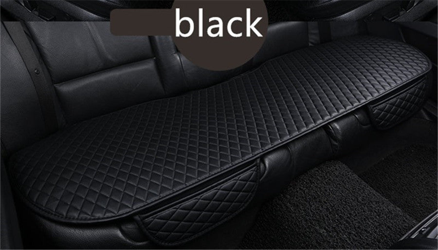 Breathable PU Leather Car Rear for Seat Cover Pad Mat for Auto Chair Cushion Black Q