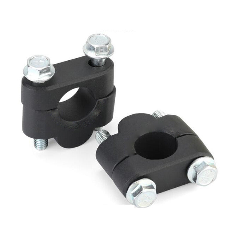 1Pair CNC Aluminum 7/8 22mm Motorcycle HandleBar Risers Mount Clamp Adapters v