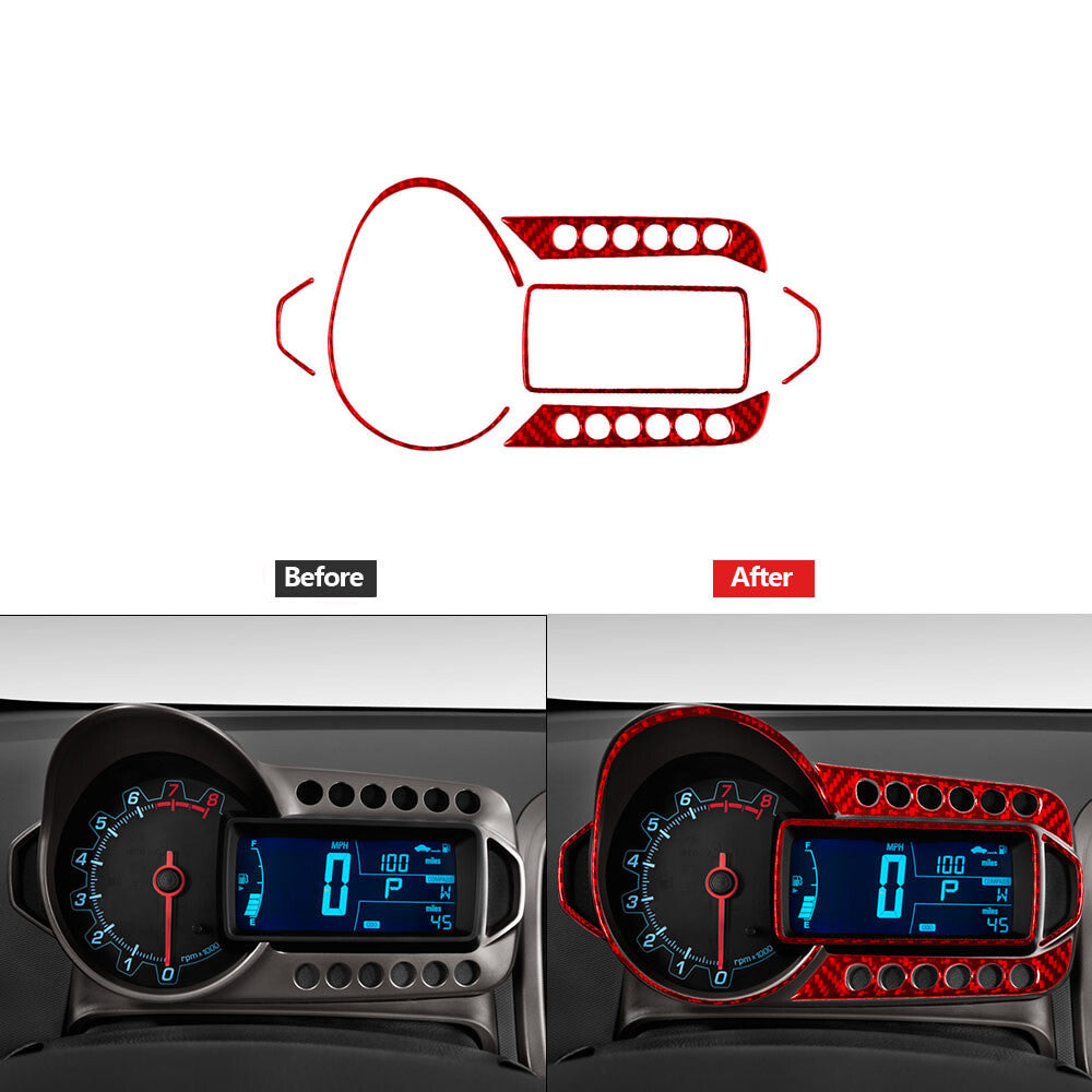 Carbon Fiber Overhead Console Frame Cover Trim for Hyundai Azera 2006-2011 v