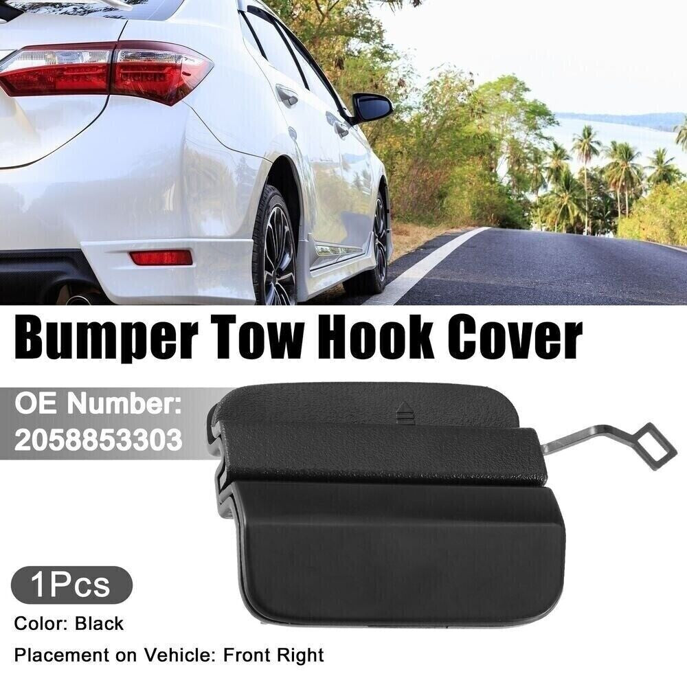 Fits For Car Rear Right Bumper Towing Tow Eye Hook Cover Cap New n