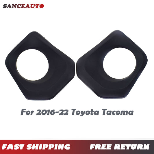Left and right fog light trim bezels are suitable for 2016-22 Tacoma 5212704020, 5212804020- n