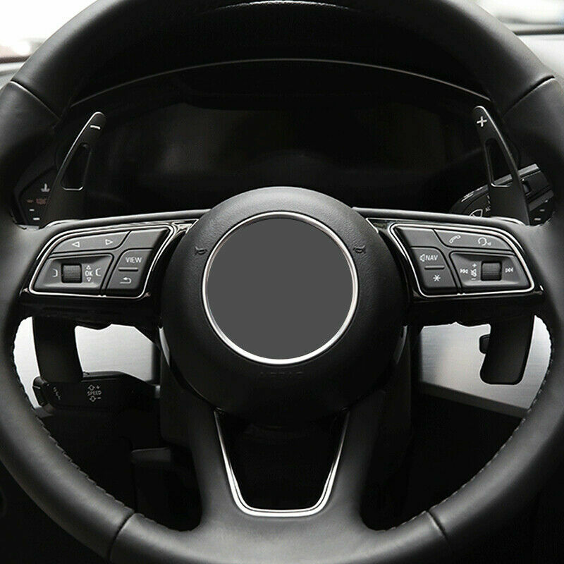 Black Gear Shift Steering Wheel Extension Paddle for Audi A3/A4/A5/A6/Q7/TT/TTS