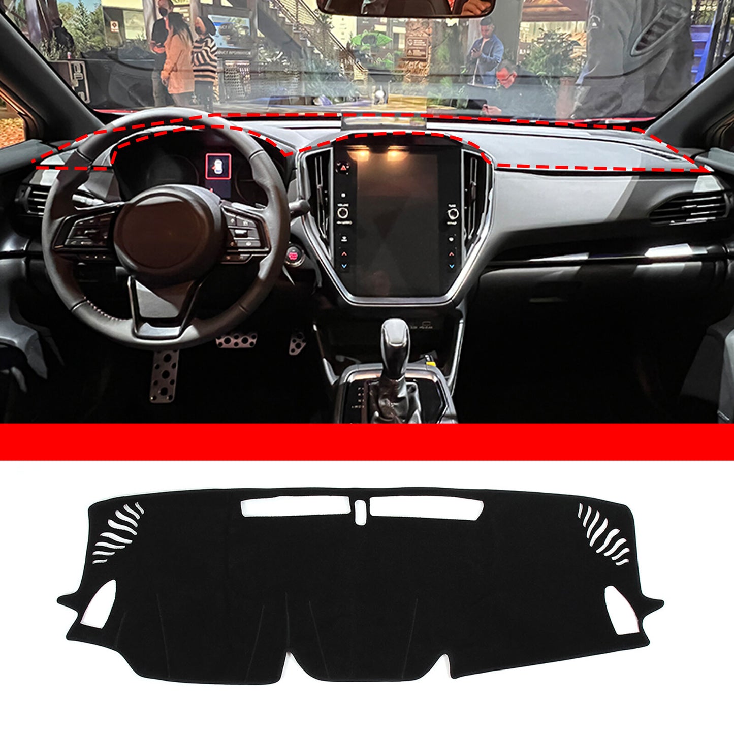 Rear trunk cargo lining, boot , tray mat for Subaru Crosstrek Impreza 2023- n