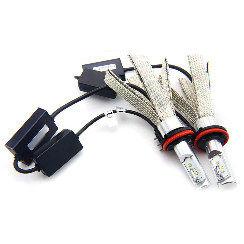 Pair of Car LED Headlight Bulbs Kit 6000K H15 40W Auto Lighting Lamp Waterproof v