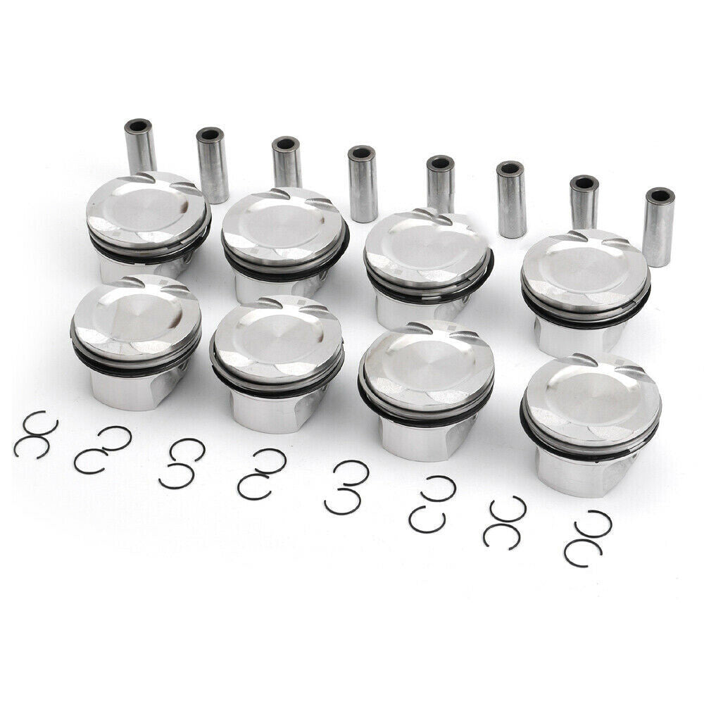 8X PistonsRings Kit ¦µ89mm 11257613626 for BMW N63B44A 4.4L V8 Pin ¦µ22mm DHL