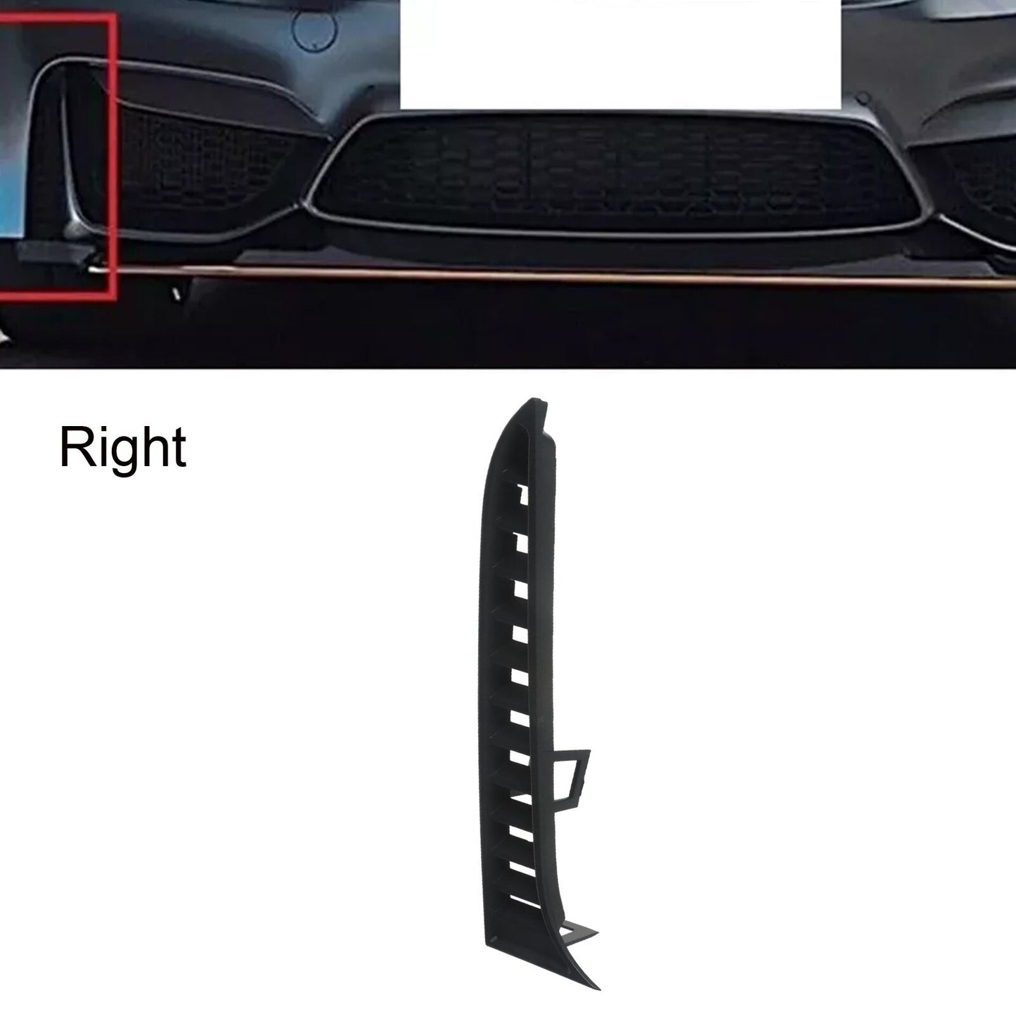 Right Front Bumper Air Inlet Grille Cover for BMW -M3 For F80 F82 F83 51118056600